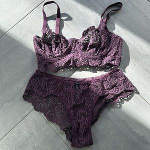 Else lingerie set 32DD bra M panties